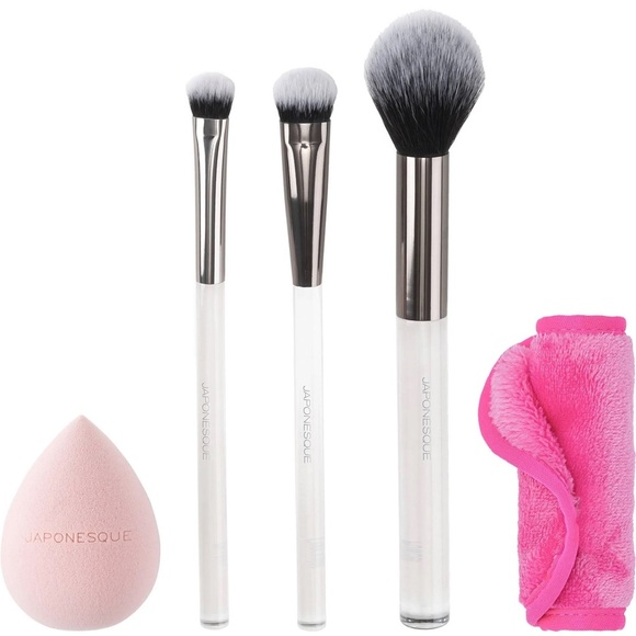 NIB - Japonesque Ultimate Blending Brush & Sponge Set w/ Original Makeup - Picture 2 of 6